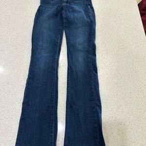 PAIGE Dark Blue Flare Jeans